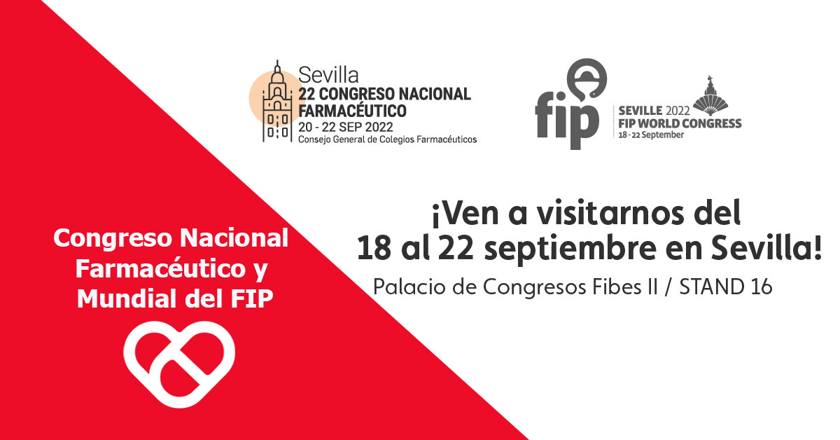 Nixfarma participará en el Congreso Nacional Farmacéutico y Mundial del FIP en Sevilla este mes de septiembre